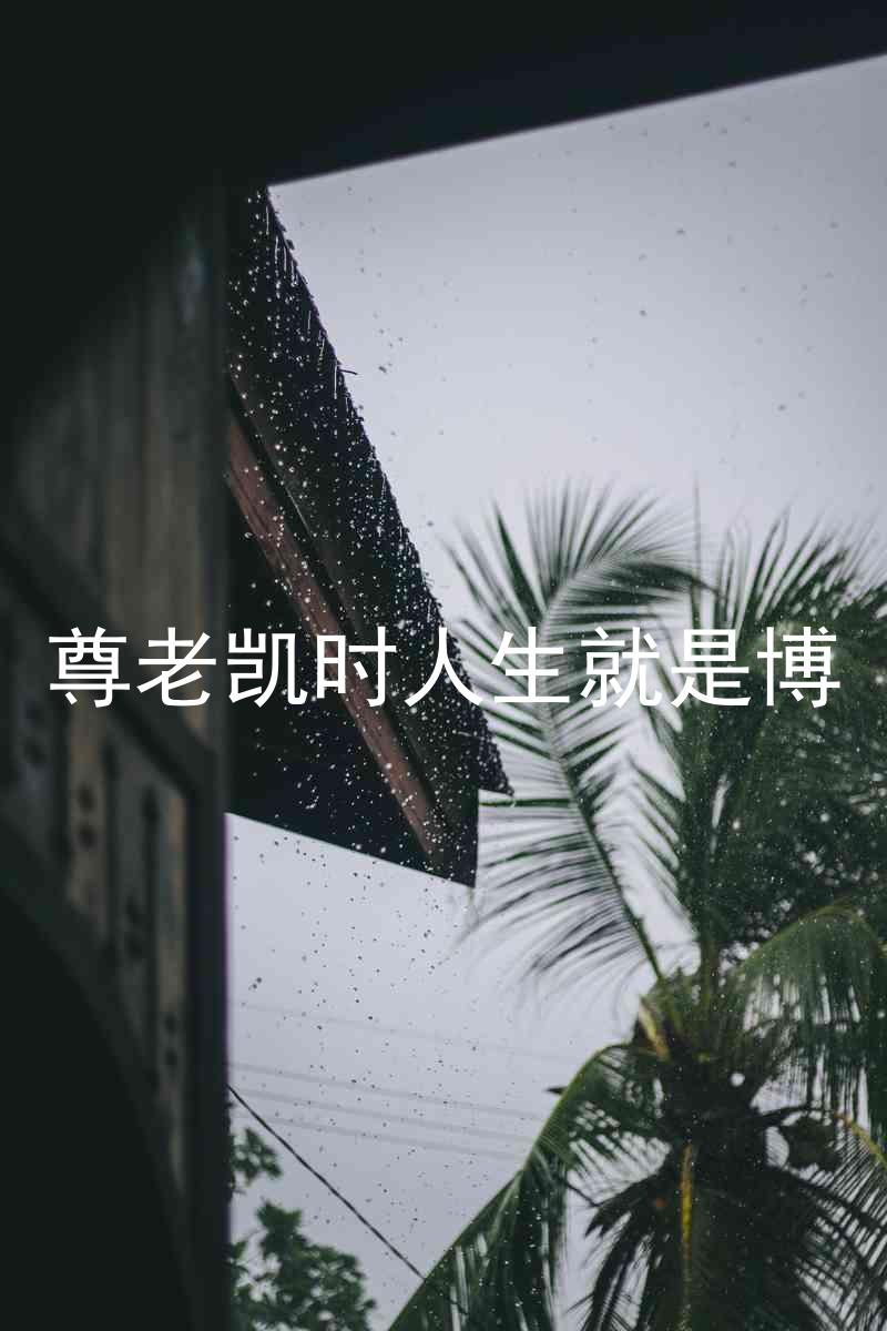 尊老凯时人生就是博